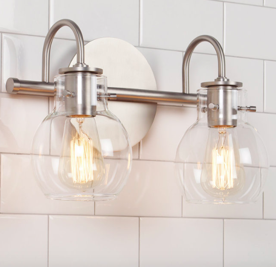 10 Gorgeous Light Fixtures That, Young House Love Bathroom Lighting