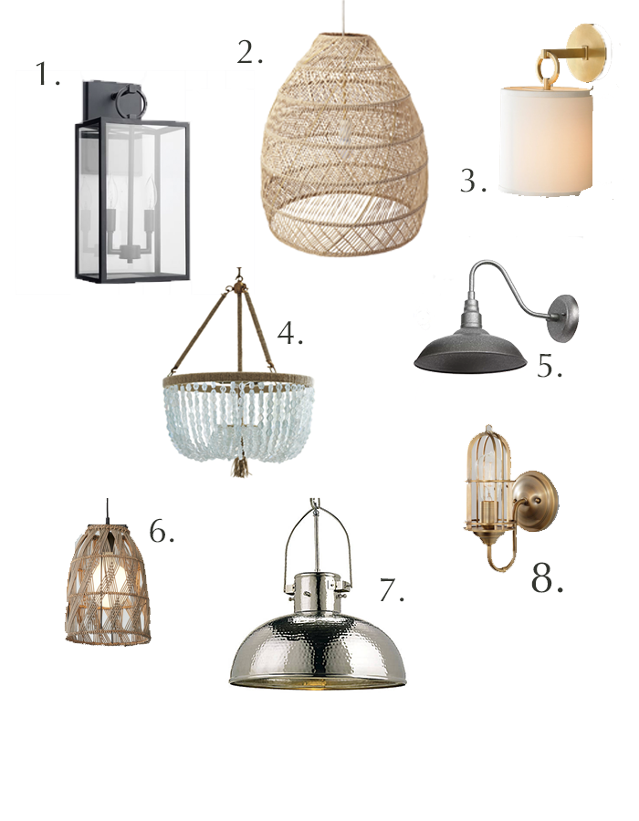 Blogger Amanda Seibert's favorite splurge-worthy lighting fixtures for home design.