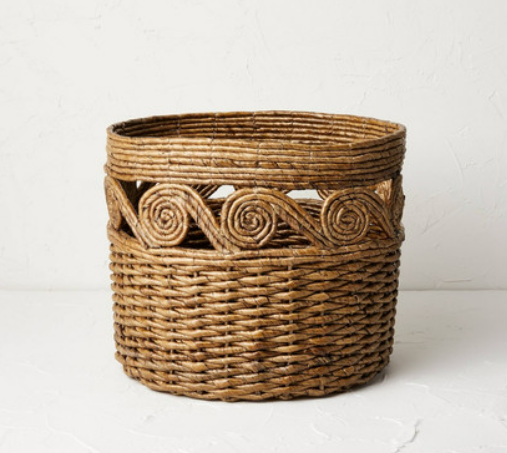 Richmond Blogger Amanda Seibert's Target Home Décor Finds - Woven Decorative Basket