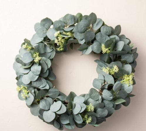 Richmond Blogger Amanda Seibert's Target Home Décor Finds - Faux Eucalyptus Wreath
