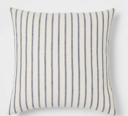 Richmond Blogger Amanda Seibert's Target Home Décor Finds - Striped Throw Pillow